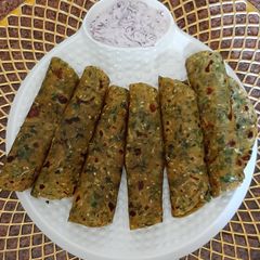 A picture of Mix Bhaji Thepla.