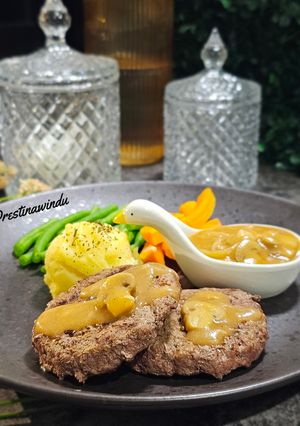 Foto resep Japanese Hamburg Steak