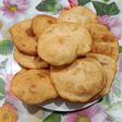 Torta frita con leche cortada y sin huevo