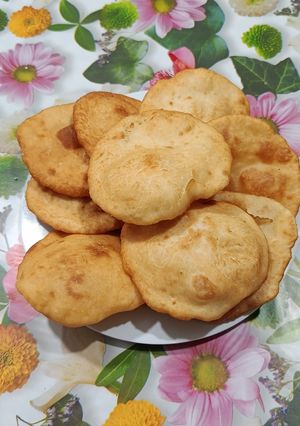 Una foto de Torta frita con leche cortada y sin huevo