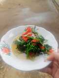 Sayur bayam mix tomat