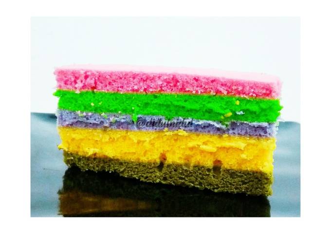 Rainbow Cake ala ala 😂