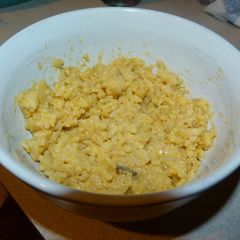 A picture of Double truffle risotto .