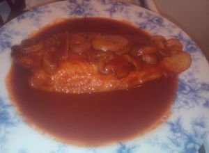 Una foto de Filete de pescado a los 3 chiles