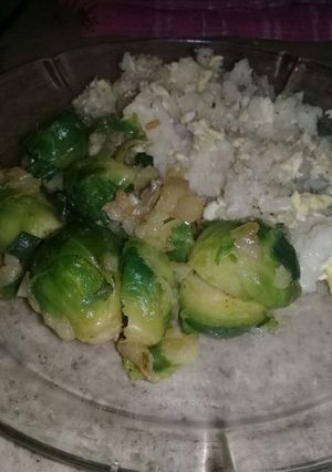 Una foto de Arroz con bruselas