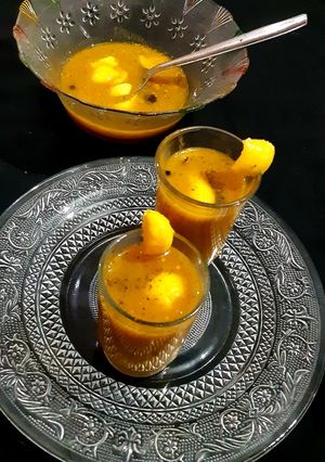 A picture of Mango Soup.