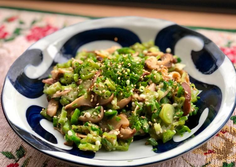 Recipe of Speedy Okra and Mushroom Salad