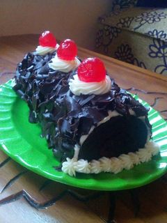 Foto resep Black Forest (Steam Roll Cake)