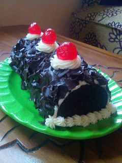 Foto resep Black Forest (Steam Roll Cake)