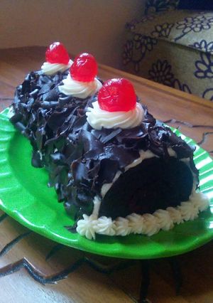 Foto resep Black Forest (Steam Roll Cake)
