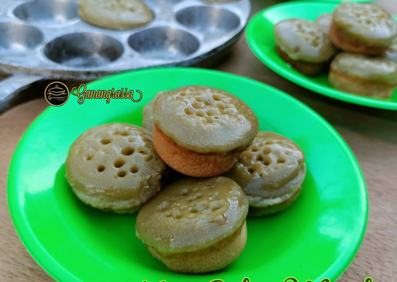 33. KUE CUBIT MATCHA KHAS BETAWI (takaran sendok)