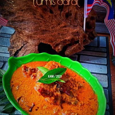 Resipi Gulai Ikan Kering Tumis Darat Kedah Oleh Kam Cookpad