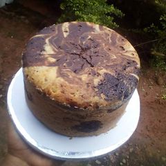 Vanilla marble cake A picture of Vanilla marble cake.