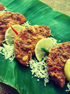 A picture of Ash-Guard with Coconut and Hilsha Stir Fry (My fusion Recipe)♥.