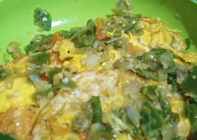 Resep Telur Ceplok Cabe Ijo Oleh Layenlee Cookpad