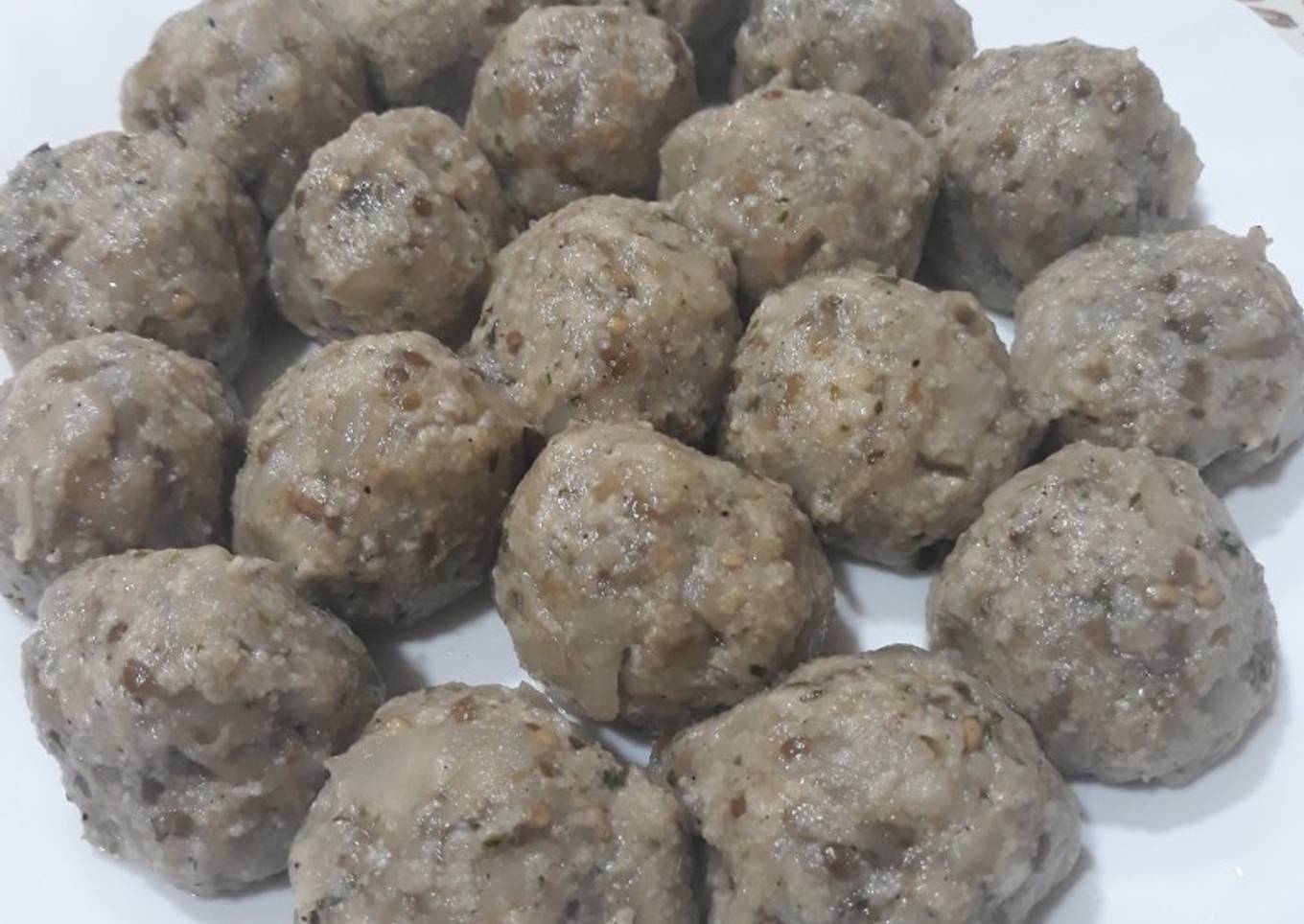 Albóndigas de berenjenas asadas al horno