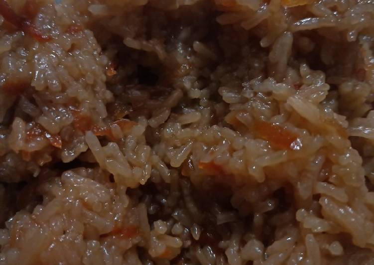 Jaggery carrot rice
