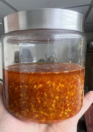 Hình của món Satế sả ớt.