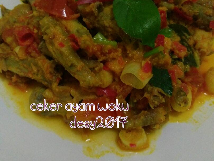 Cara Gampang Membuat Ceker ayam woku, Menggugah Selera