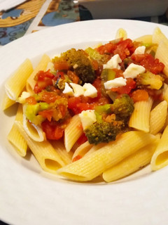 Una foto de Pasta con salsa de brócoli de Solange