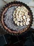 Torta vegana de remolacha y bananas
