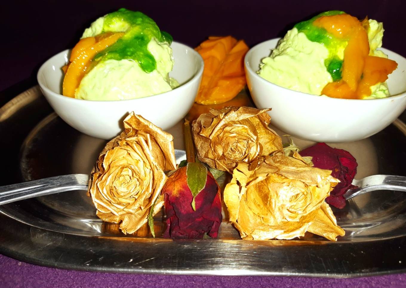 Raw mango icecream