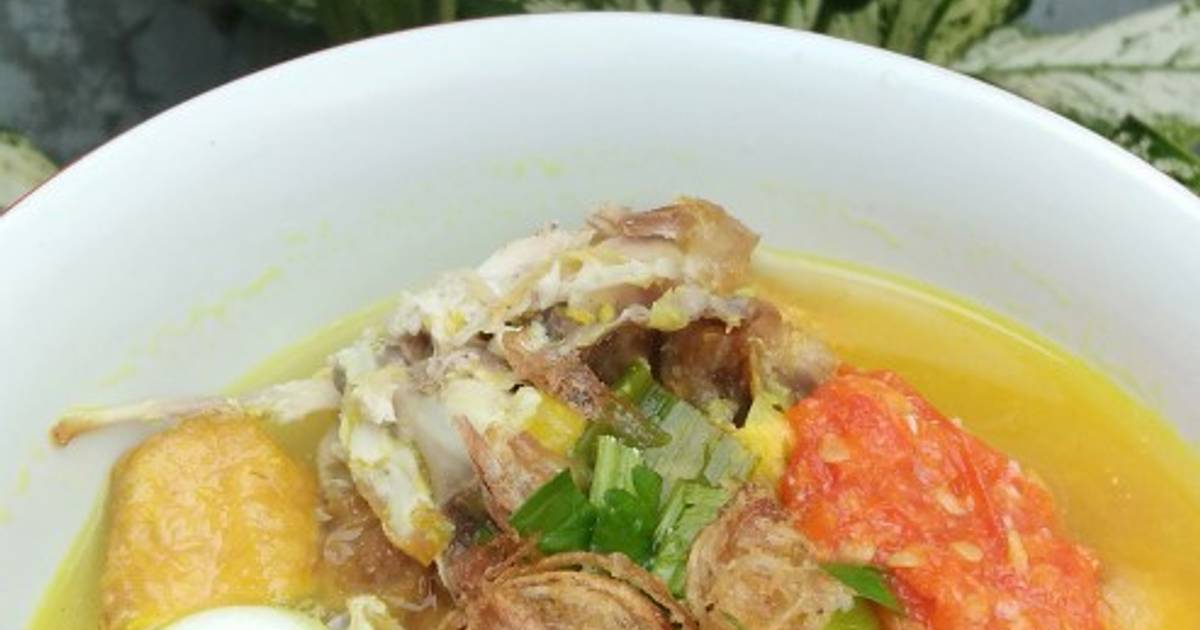 Resep Soto Ayam Kuah Bening Oleh Intan Rinjani - Cookpad