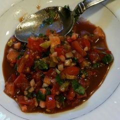 A picture of Brad's balsamic tomato relish.