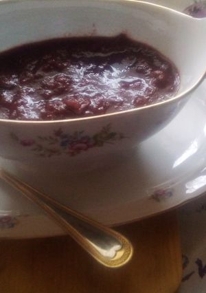 Vörösboros szilvamártás recept fotója