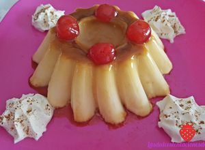 Una foto de Flan de Quesitos