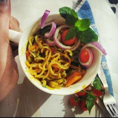 A picture of VEGETABLE MASALA MAGGI|MUMBAI STREET STYLE VEG MASALA MAGGI.