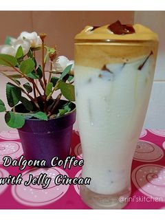 Foto resep Dalgona Coffee Jelly Cincau