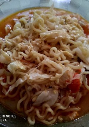 Foto resep Mie nyemek ala anak kos