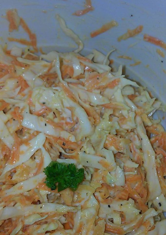 Una foto de Ensalada de repollo con zanahorias