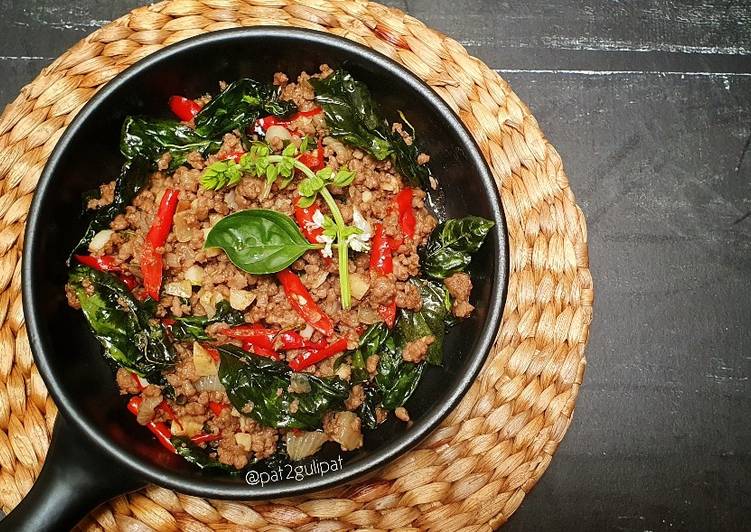 makanan Beef Thai Basil Jadi, Bikin Ngiler