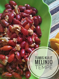 Foto resep Tumis Kulit Melinjo Tempe