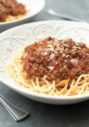 A picture of Spaghetti sauce.