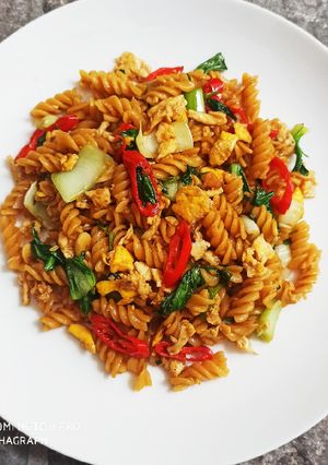 A picture of Fried Fusillini.