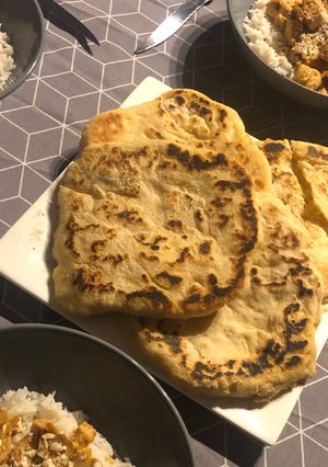Une photo de Cheese naan