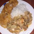 Estofado de pollo con papa