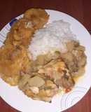 Estofado de pollo con papa