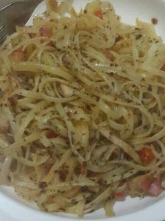 Foto resep Aglio Olio Spicy Tuna