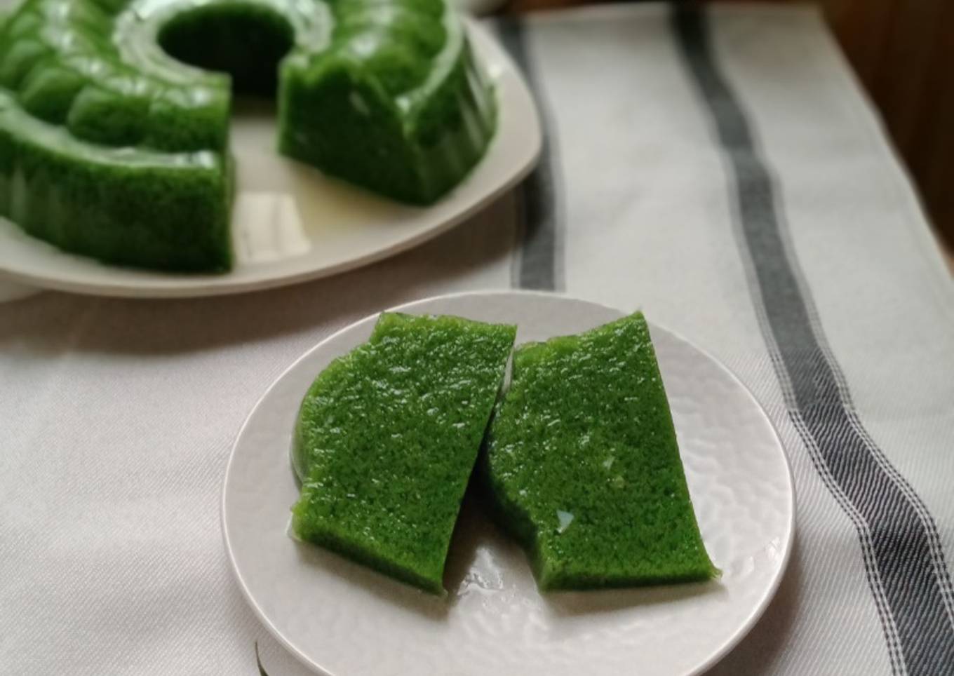 Puding Lumut Pandan Suji
