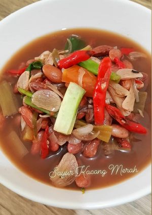 Foto resep Sayur kacang merah (angeun kacang)