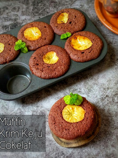 Foto resep Muffin Krim Keju Cokelat