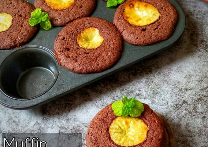 Muffin Krim Keju Cokelat