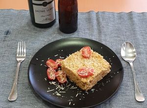 Foto principal de Risotto de merluza y gambas con champán