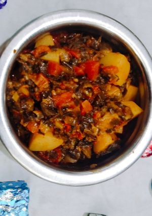 A picture of Hare pyaz.