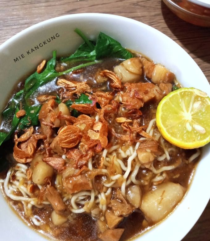Foto resep Mie kangkung