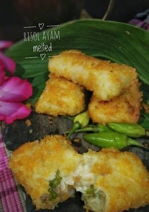 Foto resep Risoles ayam melted mati gaya... 😂